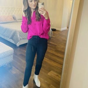 Just black grey black skinny jeans!